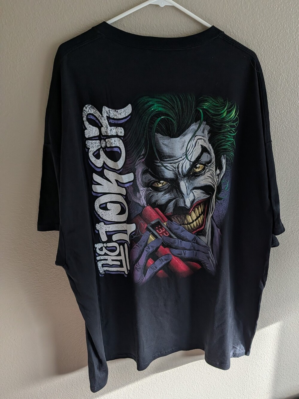 CVLA x DC Comics Joker Batman Graphic Tee Black Comic Book Villain Size 4XL